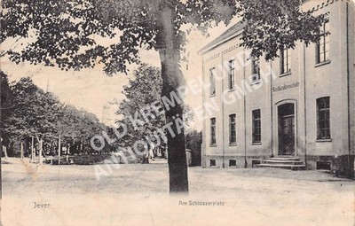 Postcard Jever at Schloßplatz - expired 1920