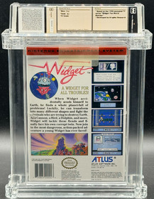 Widget Nintendo NES Oval SOQ Factory Sealed New WATA 9.6 A+ Graded Atlus