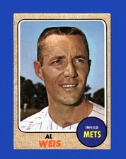 1968 Topps Set-Break #313 Al Weis EX-EXMINT *GMCARDS*