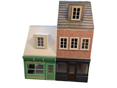 Puppenhaus im Maßstab 1/12 Schnitt/Modul. Bauen Sie Ihren Traum 1 Bit auf einmal