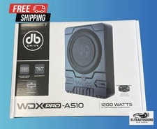 Subwoofer activo DB Drive WDX PROAS10: WDX PRO 10" 1200 VATIOS (TOTALMENTE NUEVO)