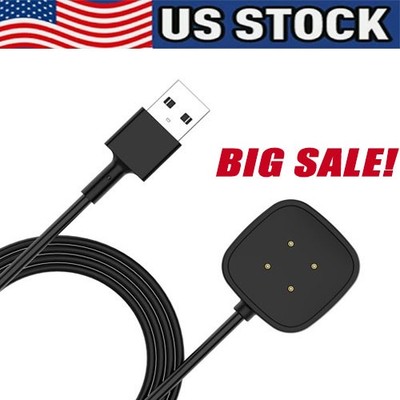 Wireless Charger For Fitbit Sense Versa 3 4 Watch Fast Charging Dock Cable Lot