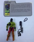 1989 GI Joe Destro Iron Grenadiers "Darklon" Evader Driver w/ File Card
