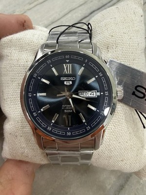 Seiko 5 Automatic Wristwatch Dark Blue Dial with Box