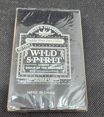 Wild Spirit Drink of the Frontier plastic coated playing cards Sealed