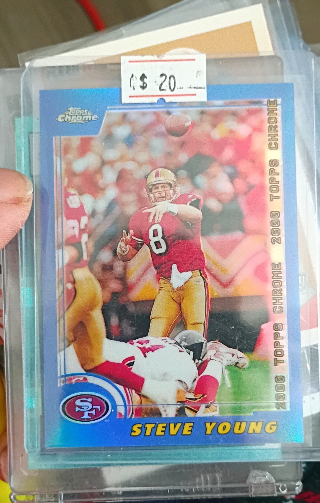 2000 Topps Chrome - Steve Young #82 Refractor