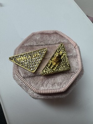 Pave Earrings Gold Filled Non Tarnish Hypoallergenic With Makers Mark Lux