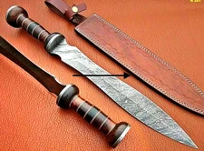 CUSTOM HAND MADE FORGED DAMASCUS STEEL BLADE GLADIATOR GLADIUS SWORD 735