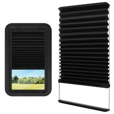 RV Door Window Shade fits Lippert Prepped Entry Doors - 12" x 21" RV Thin Ple...