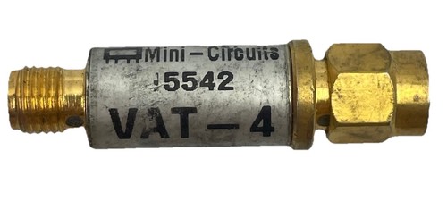 Mini-Circuits 11542 4dB 50 Ohm VAT-4 Attenuator Connector - Picture 1 of 2