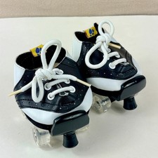 Build-A-Bear Vintage Style 50's Black and White Saddle Shoes and Roller Skates