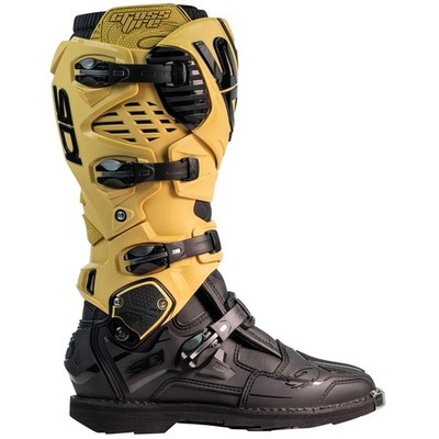 Sidi - Powersports Crossfire 3 TA Boots - Gold/Black - Size 44 FIRE3GLDBLK44