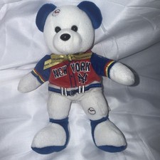 Team MLB Baseball Beanie Teddy Bear Plush New York Yankees 1999 World Series