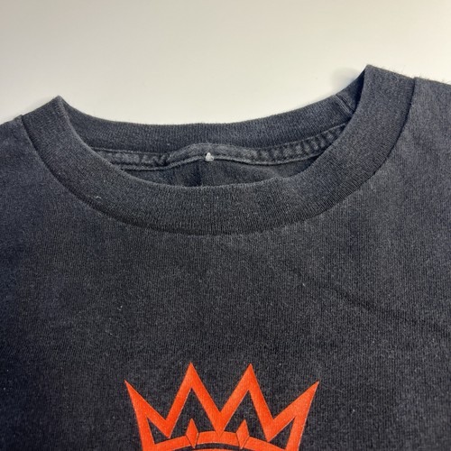 Vtg West Coast Choppers CFL Black Fire Flame Skull Long Sleeve T-Shirt Unsized - Picture 10 of 15