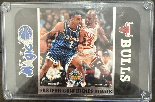 1996 Upper Deck Eastern Conference Finals Michael Jordan Bulls/Magic #0624/5000 - Bild 1 von 2