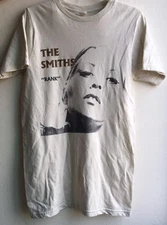 The Smiths 'Rank' Vintage Style Short Sleeve White T Shirt AHN01304