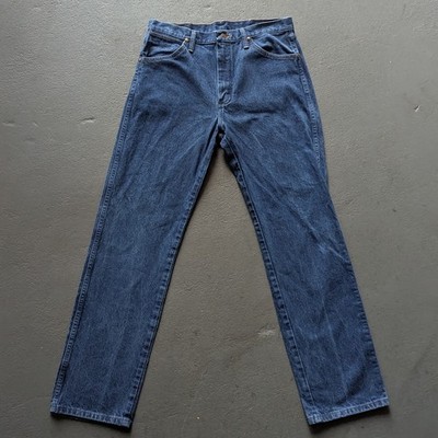Vintage Wrangler Jeans Mens 33x32 Blue Cowboy Cut Original Fit Pro Rodeo 13MWZPW