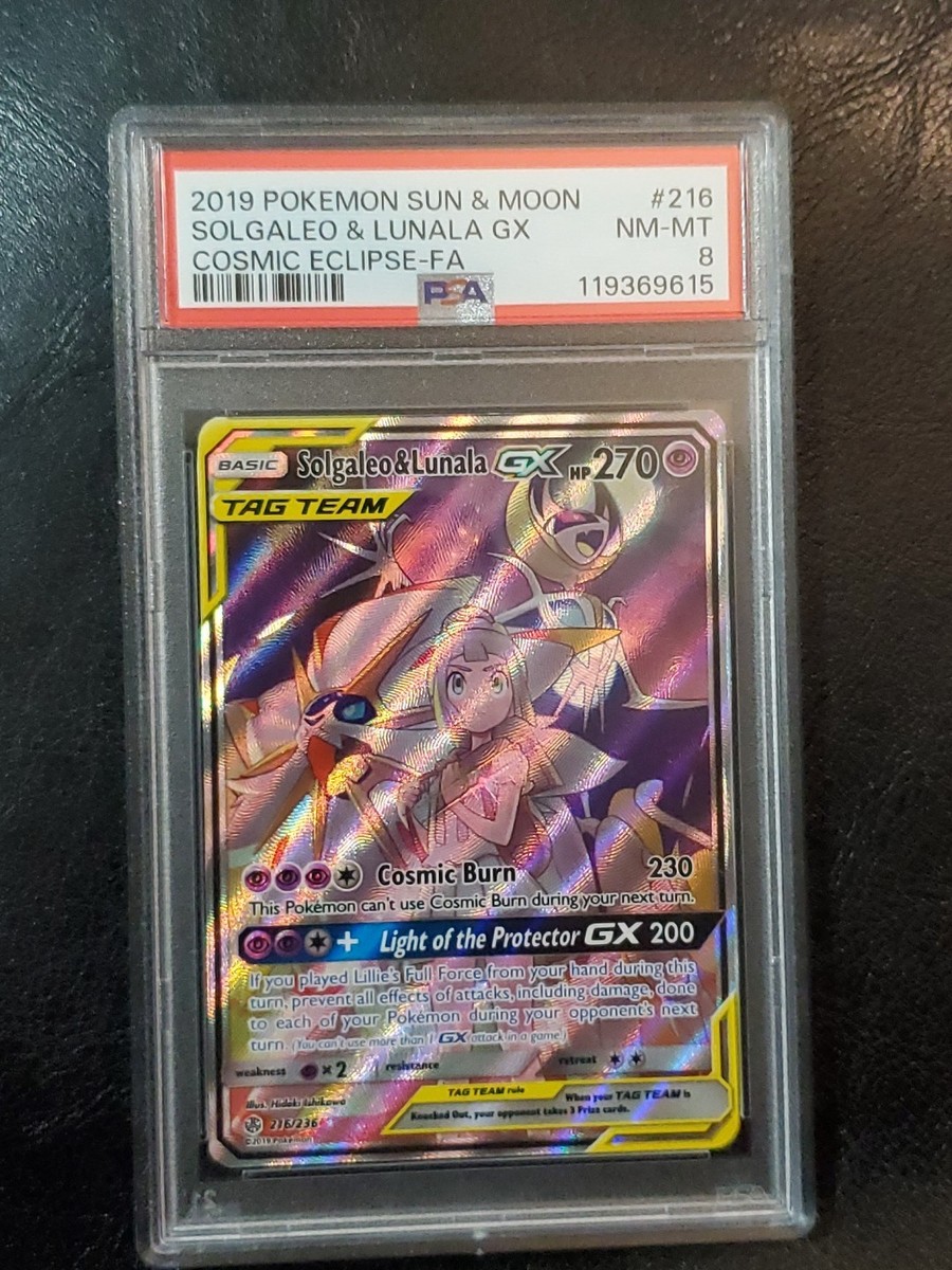 【PSA8】ソルガレオ&ルナアーラGX SR/ Solgaleo &Lunala ソルガレオ＆ルナアーラGX(SA)【SR】{063/049}