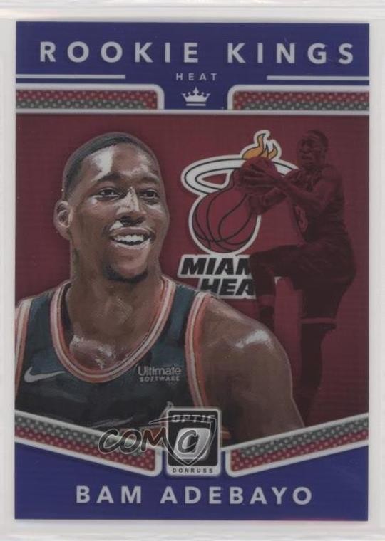 2017-18 Panini Donruss Optic Rookie Kings Purple Prizm Bam Adebayo #14 RC 9k1