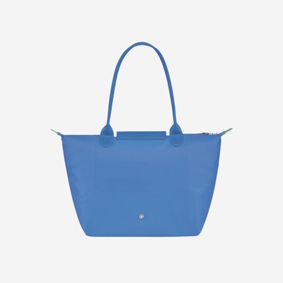 Longchamp Le Pliage Green Tote Bag M Cornflower | eBay