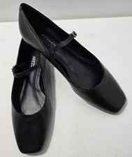 Arezzo Eleanor Women's Ballet Flats Mary Janes Rhinestone Buckle Size 6 B