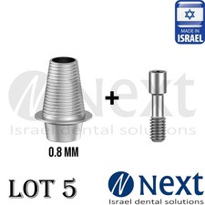 Lotx5 T-base CAD/CAM Neo GM Dent Grand Morse Straumann Fit NON Hex 0.8 mm