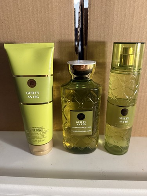 #ad Bath amp; Body Works GUILTY AS FIG 3 pack Body Cream Spray And Shower Gel. $41.00