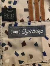 Lug Quickstep Convertible Wallet Wristlet Clutch RFID, Wildlife Black