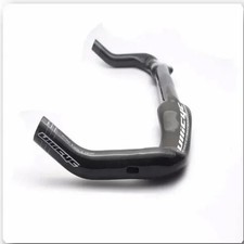 Manubrio cronometro in fibra di carbonio strada corsa ciclismo TT Bullhorn manubrio
