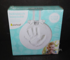 Pearhead Babyprints Keepsake Ornament Hand Foot Print Kit No Mixing No Baking
