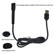 8148/8591/8504 Electric Hair Clippers Power Supply USB Charging Cable Line Black