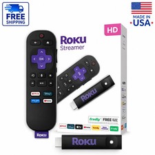 Roku HD Streaming Device with Voice Remote Free Live TV