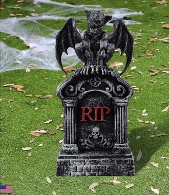 JOYIN 17  Animated Halloween Tombstone Decorations   LED Gravestones Soun./2F