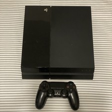 PLAYSTATION 4 500GB BLACK CONSOLE PS4 W/ CONTROLLER TESTED