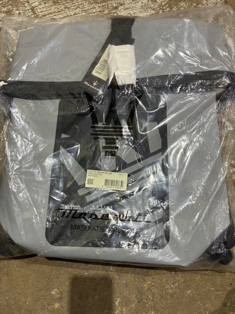 GENUINE MASERATI GRECALE ZAINO GREY BACK PACK!NEW NEVER OPENED