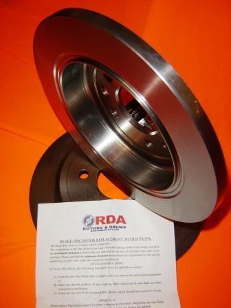 For Toyota AVENSIS & VERSO Rear Brake Disc Rotors NEW PAIR with WARRANTY - Picture 3 of 3