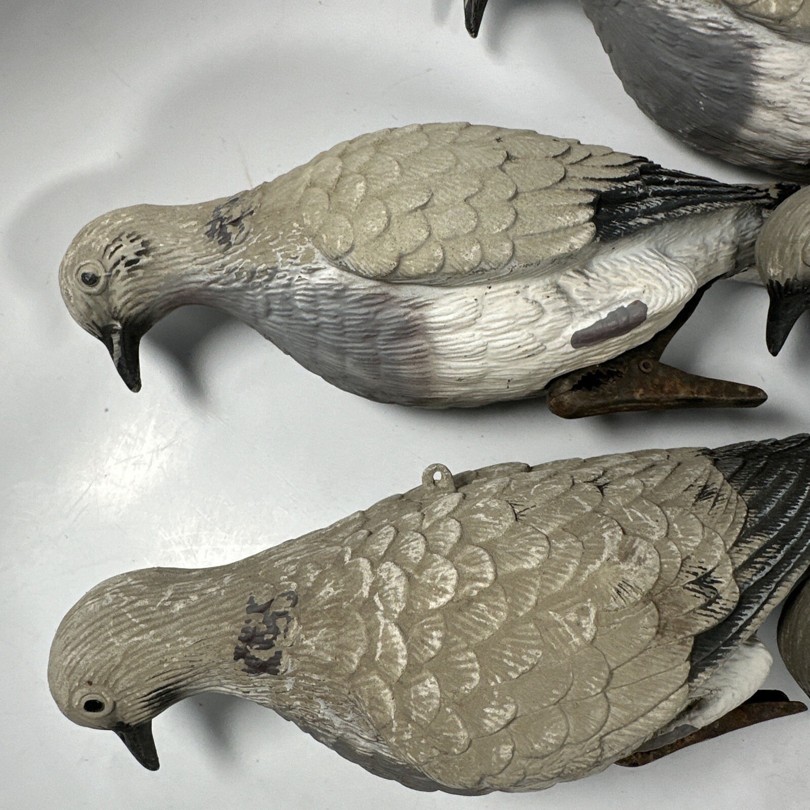 Expedite International Lot Of 5 Vintage ClipOn Dove Decoys eBay