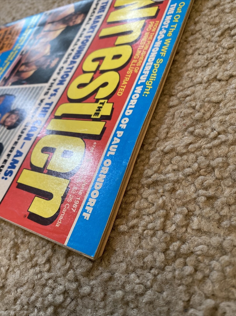 アメコミ HART FOUNDATION The Wrestler June 1987 Hart Foundation/Can-Am Connection