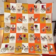 Animal Twill Silk Horse Square Scarf Head Band Wraps Bandana Shawls Bag DIY