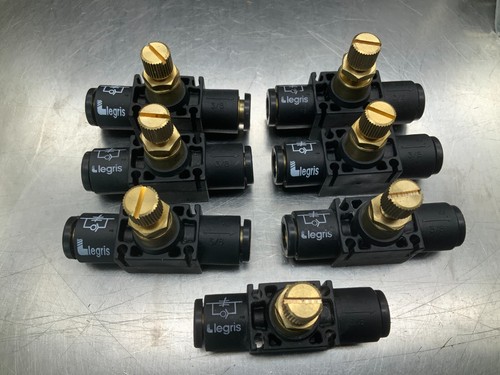 (7) Vanne de régulation de débit en ligne Legris 7770 10 00 10 mm