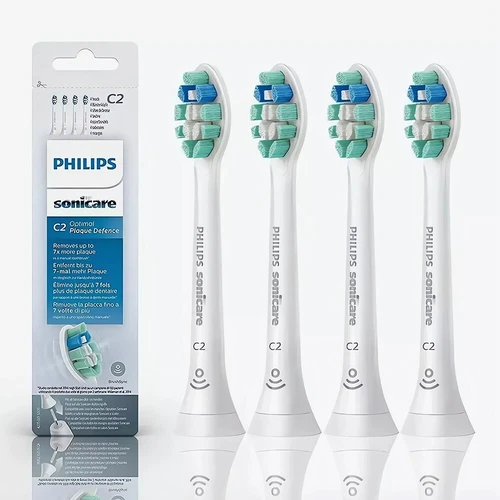 Philips Sonicare C2 Optimal Plaque Defence 4 piezas, cepillos de dientes de repuesto XDBDSFEBGN - Imagen 3 de 15