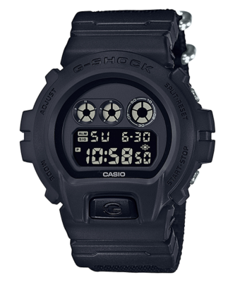 Casio G-Shock Timekeeping Toughness Monotone Black Cloth Casio G-Shock Timekeeping Toughness Monotone Black Cloth