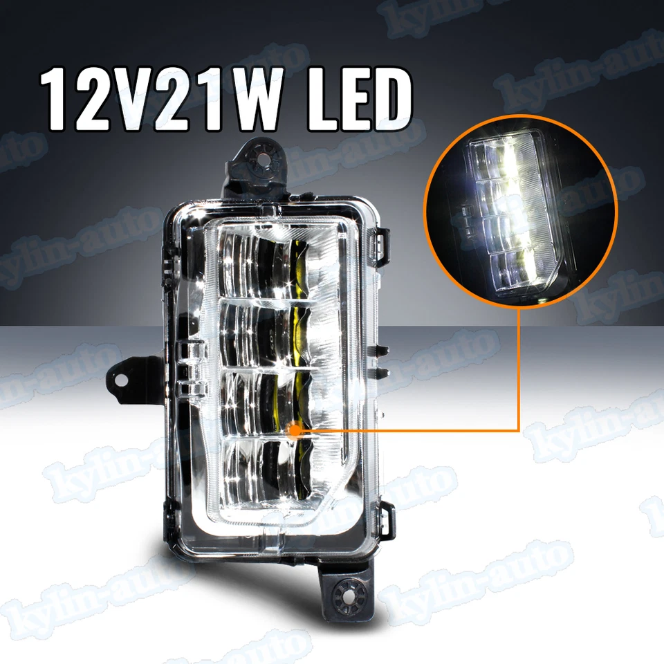 For 2021-2023 GMC Yukon/Yukon XL Right Passenger LED Fog Light Lamp Cold White - Image 2 of 4