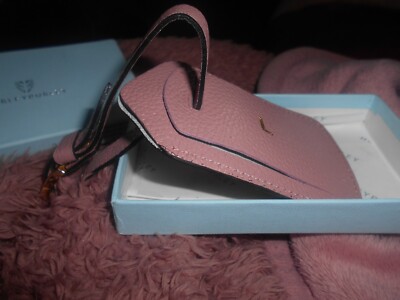 HURLEY BURLEY GEPÄCK LEDER BLUSH ANHÄNGER IN GESCHENKBOX