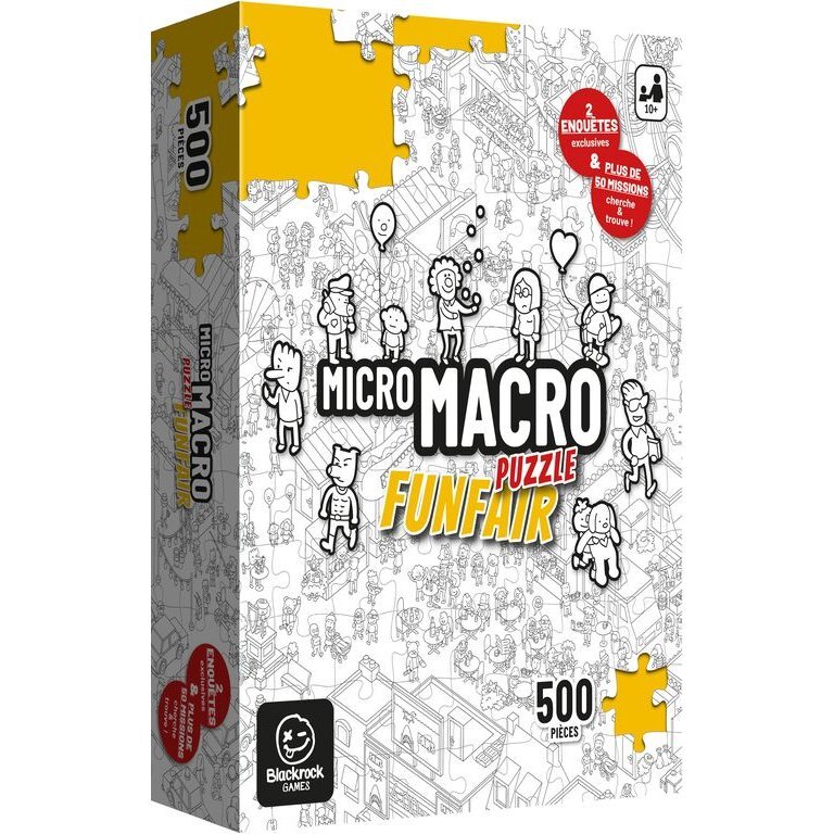 MicroMacro Puzzle 500p Funfair idee cadeau originale pour ados et adultes
