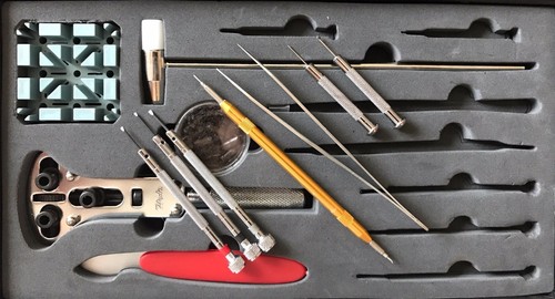 12pc Watch Repair Kit complete tools set NEW - Picture 2 of 2