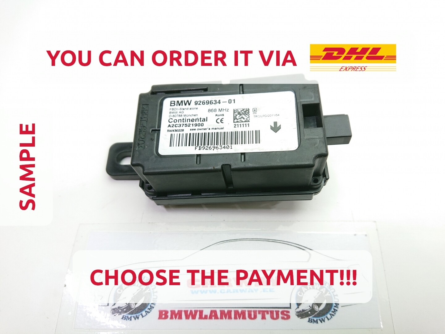 ✓✓✓BMW F SERIES MODULE 6817932 61319269634 9269634 | eBay
