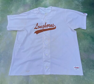 Vintage RARE NCAA Texas Longhorns Men's Baseball Jersey #54 Size