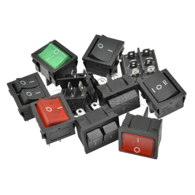 KCD5 Rocker Boat Switch 21*24MM Terminals ON/OFF 4/6 PIN 2/3 Position 6A/250V