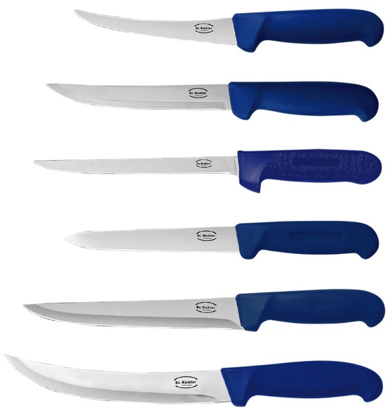 Dr. Richter 6-Teiliges Metzgermesser Set | Ausbeinmesser | Blockmesser | ...-image